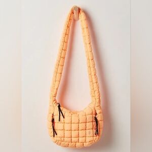 FP Movement Quilted Carryall Sling Bag/Neon Clementine